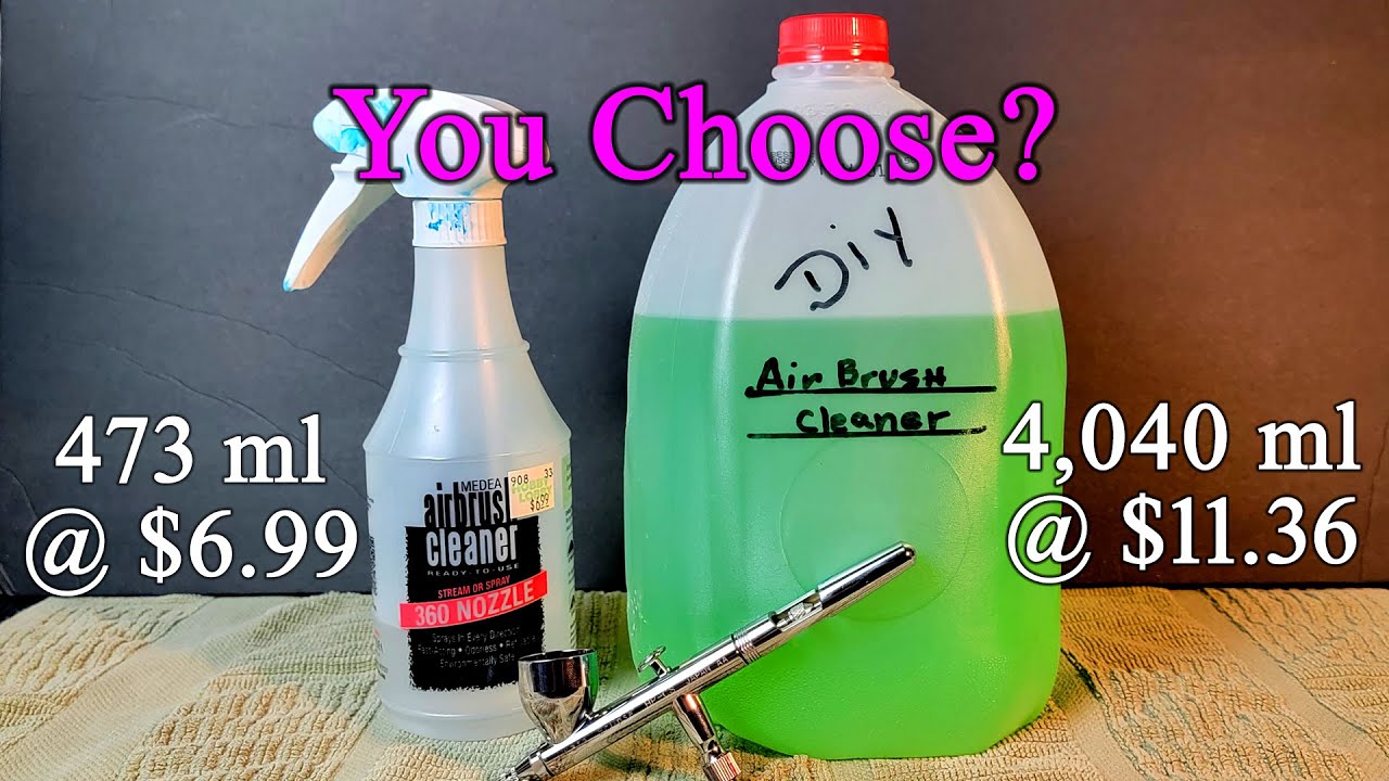DIY Airbrush Cleaner Cheap & Easy - with Airbrush Cleaning Tips