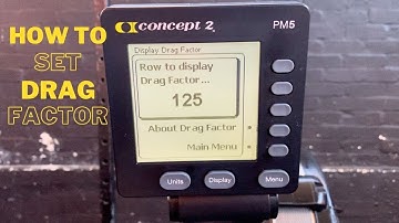 How and Why to Set DRAG FACTOR on your Row/Ski/Bike Erg