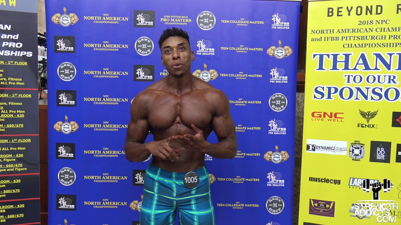 Dr. Dejuan Springer - Prejudging - 2018 NPC North American Championships