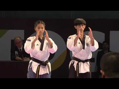 2017 SEA GAMES Taekwondo Poomsae Highlight: MIX PAIR Gold Medalist - THAILAND