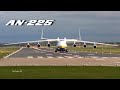 An225 plus gros avions dans latterrissage du monde en angleterre vido 4k