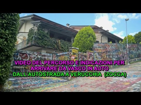 Come arrivare a casa di Vasco Rossi a Zocca in auto: tutorial stradale -  YouTube