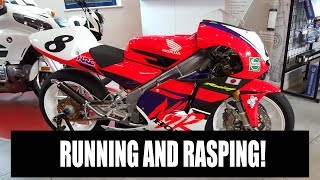 1996 HONDA RS250 2 STROKE - RUNNING AND RASPING AFTER REBUILD - STUNNING!