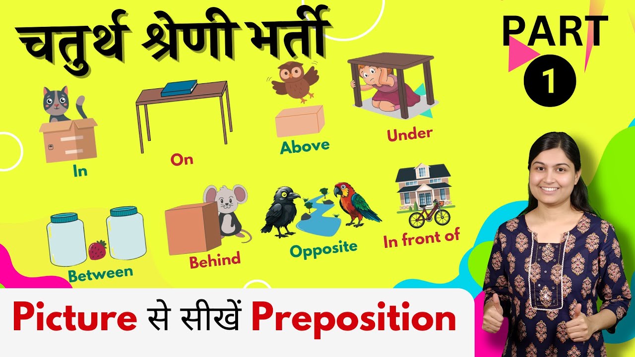 Picture से सीखें Preposition | Shivani Ma’am | VIPM Book | चतुर्थ श्रेणी भर्ती 2025 | fourth grade