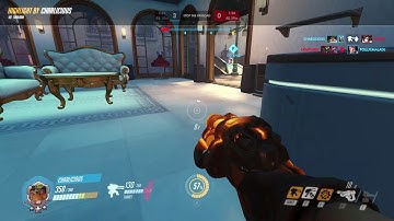 Triple kills while reviving, turret doing all the hard work Torbjörn - Overwatch Rialto