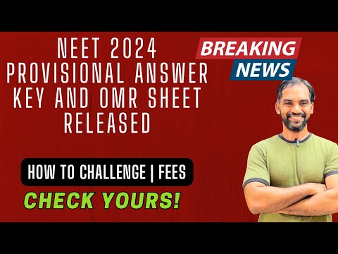 Neet 2024 Answer Key Omr Released Breaking