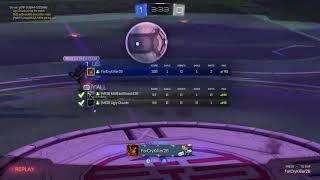 EPIC CEILING SHOT IN 1v2 | Rocket League