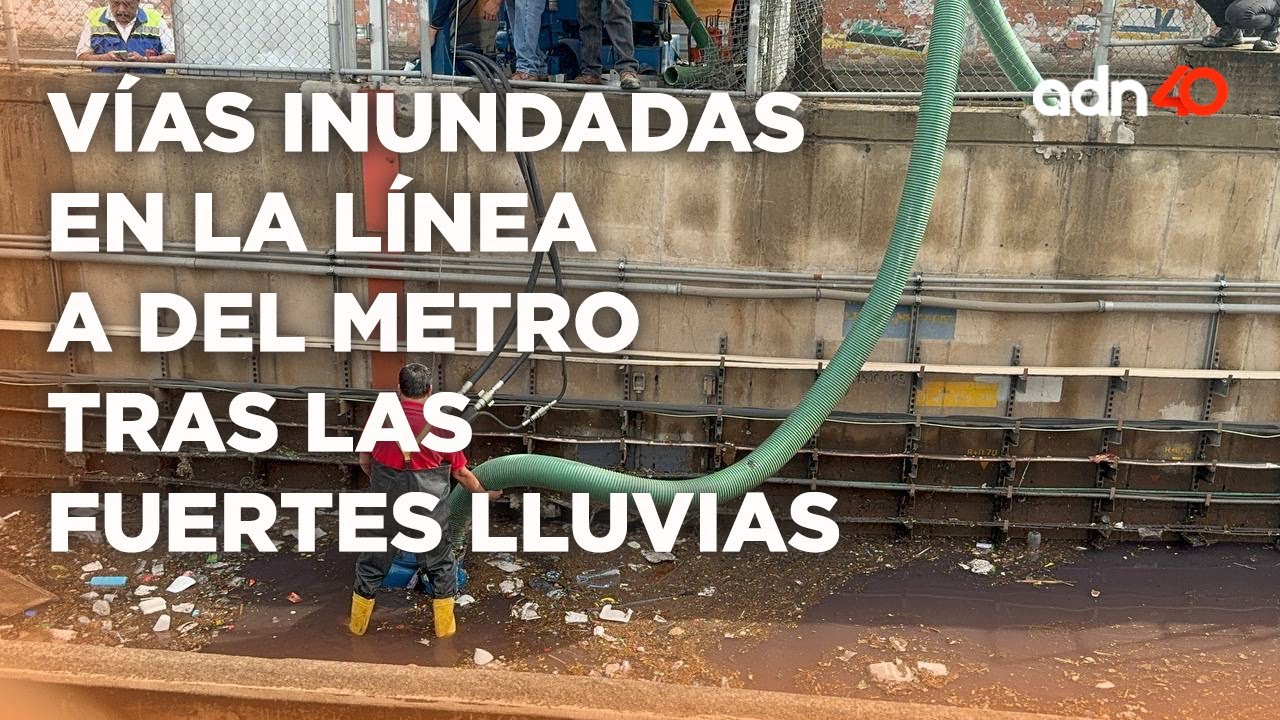 ¡Caos en CDMX! Así luce el Metro de la Línea A tras inundaciones por ...