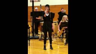 Alyssa Kirch  singing with Kickapoo Jazz Band  April 28 2016