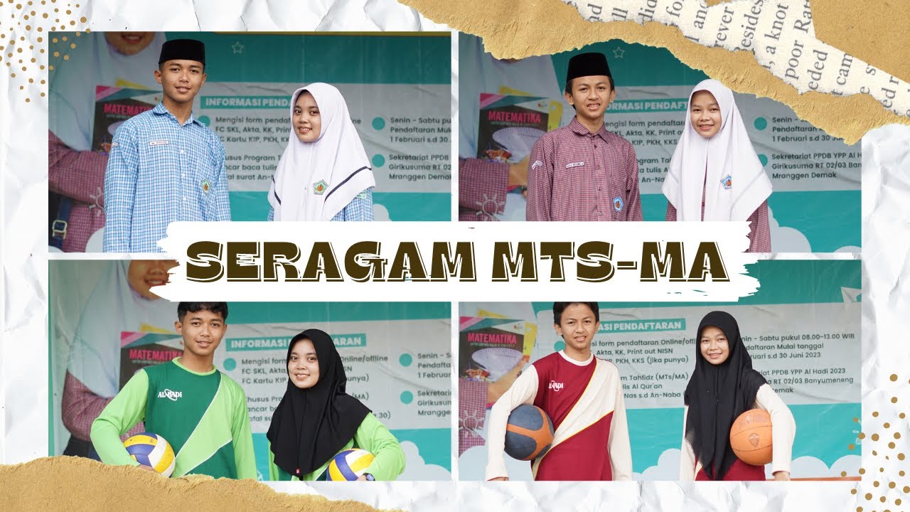 SERAGAM MTS MA AL HADI GIRIKUSUMA || AL HADI GIRI