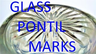 Glass Pontil Marks