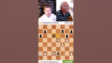 Magnus Carlsen versus Gary Kasparov 💪