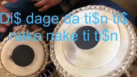 Learn tabla kehrwa taal western style very usefull video #33 by Harpreet singh