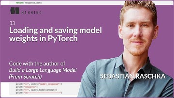 💾 Loading and Saving Model Weights in PyTorch – Live Coding with Sebastian Raschka (Chapter 5.4)