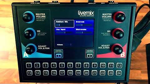 Livemix: In-built microphones on Duo and Solo bring immediate surroundings into the mix.