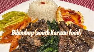 Korean mixed rice bibimbap