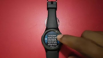 How to Set Direct access to Turn on or Turn off Negative colors on Samsung Gear S3
