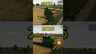 John Deer Harvesters Evolution (1927-2026) #farming #simulator #shorts #fs25 #farmingsimulator25