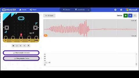 Working with the micro:bit accelerometer: part 1 - creating a seismograph