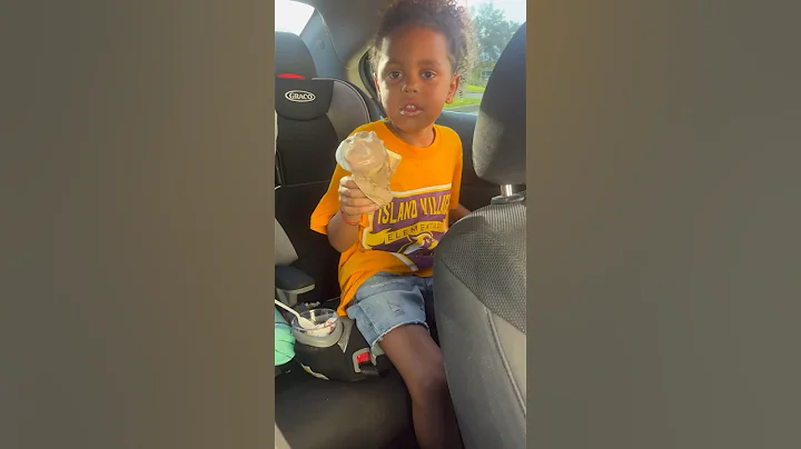 Son throws ice cream out the window ice🍦 #shorts