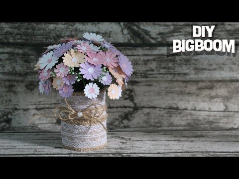 Video Cách làm lọ hoa để bàn đơn giản | Quà tặng thầy cô... - youtube