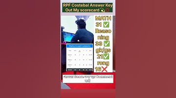 RPF Constable My Score Card 😭😭 |#rpfconstable #rpf #rpfconstable2024 #shorts #aspirants #railway