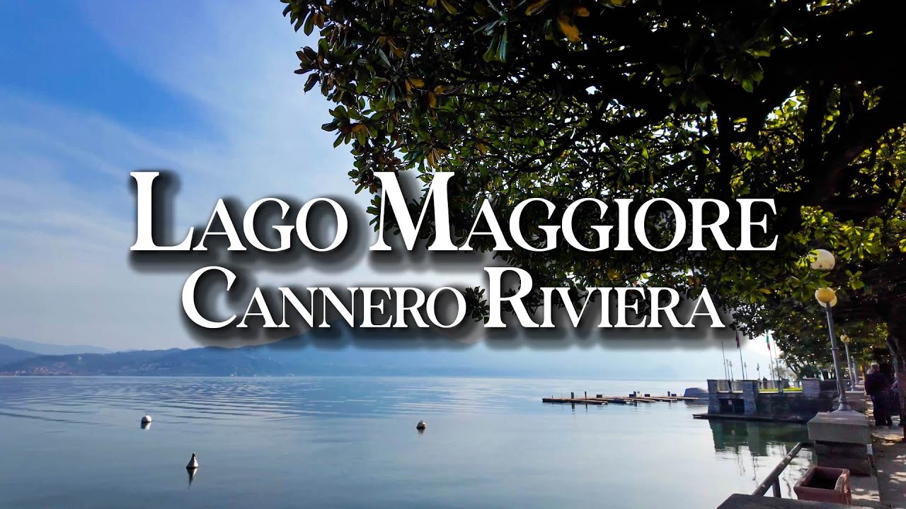 Virtual Walk in Cannero Riviera in Lake Maggiore Italy | 4K