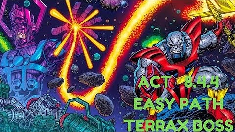 ACT 8.4.4 TERRAX BOSS; EASY PATH COMPLETION GUIDE #marvelcontestofchampion #marvel #mcoc