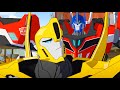 Optimus Prime & Bumblebee Arrive! | Transformers: Robots in Disguise | COMPILATION | Animation