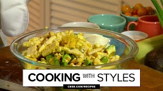 Cooking with Styles: Corn Caprese Salad