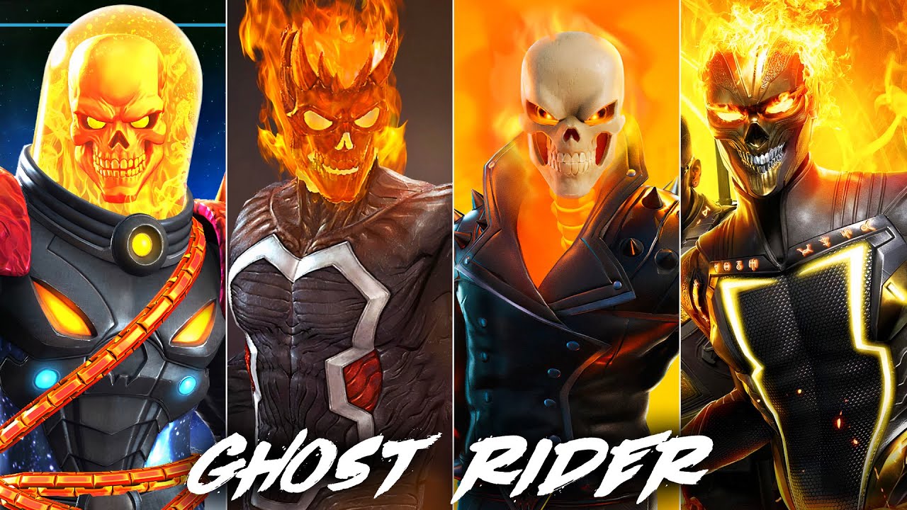 all types of ghost riders