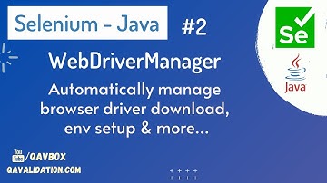 Automatically manage the different browser driver download & env setup