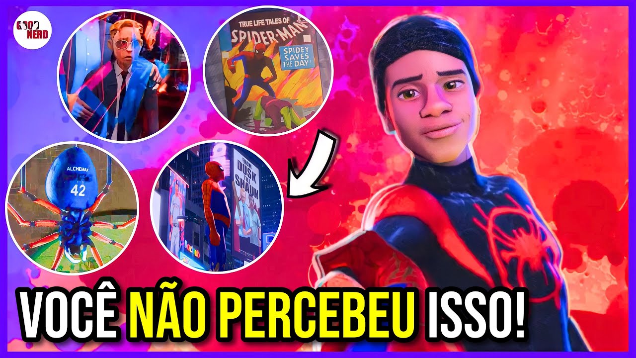 Ready go to ... https://www.youtube.com/watch?v=i7Sa9vQK7yg [ 40 DETALHES QUE VOCÃ PERDEU EM HOMEM-ARANHA NO ARANHAVERSO! - DEMOLIDOR, NEYMAR E TODOS OS TRAJES!]