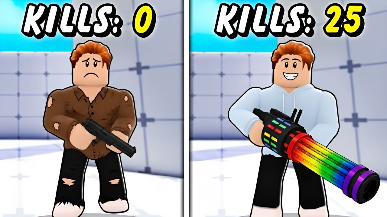 Roblox Rivals, mas cada kill = A ARMA UPGRADA! - YouTube