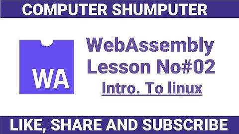 WebAssembly Tutorial #02 || Basic Linux Commands [2019] in Urdu / Hindi