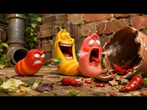 NEW LARVA Episode 2026: 🌋 TOO SPICY! 🌶️🔥 Pink REGRETS Eating This Chili! | LARVA