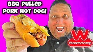 'Wienerschnitzel's New BBQ Pulled Pork Hot Dog: A Succulent twist on an American Classic!' by JoeysWorldTour 18,050 views 9 months ago 8 minutes, 44 seconds