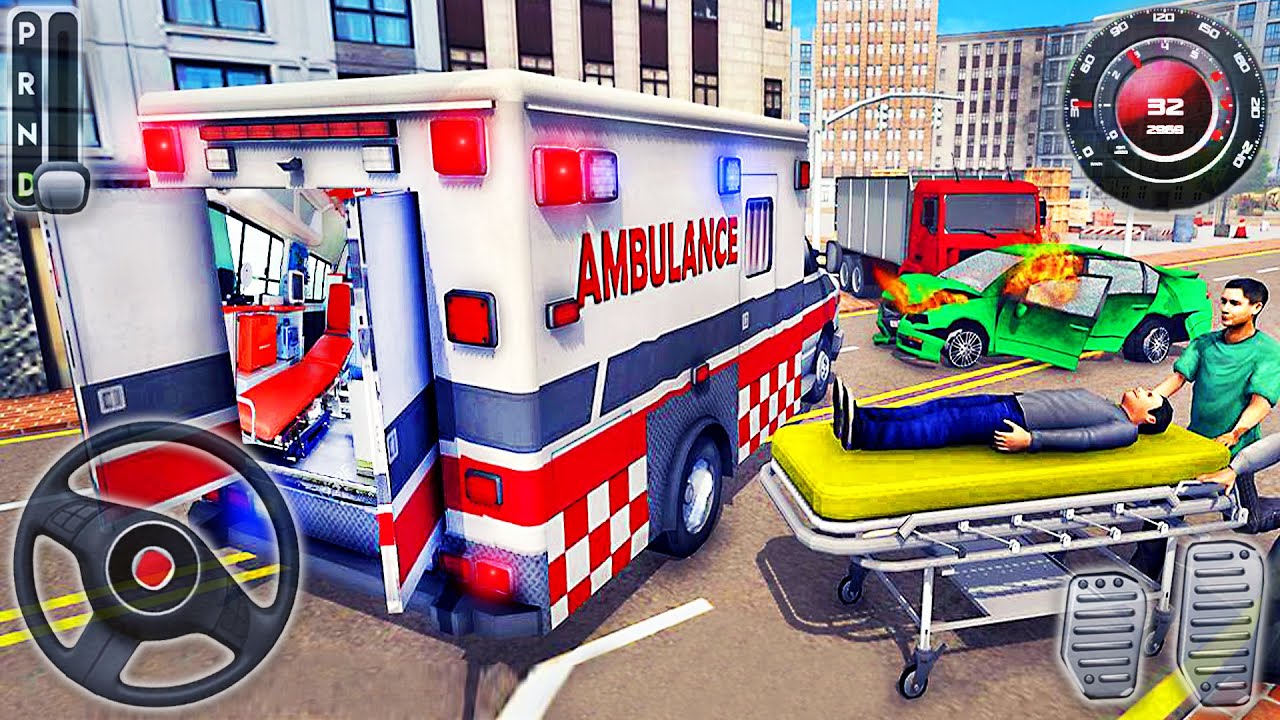 Ambulance Rescue Driver Simulator - Offroad Emergency Hero Van Drive - Android GamePlay #3
