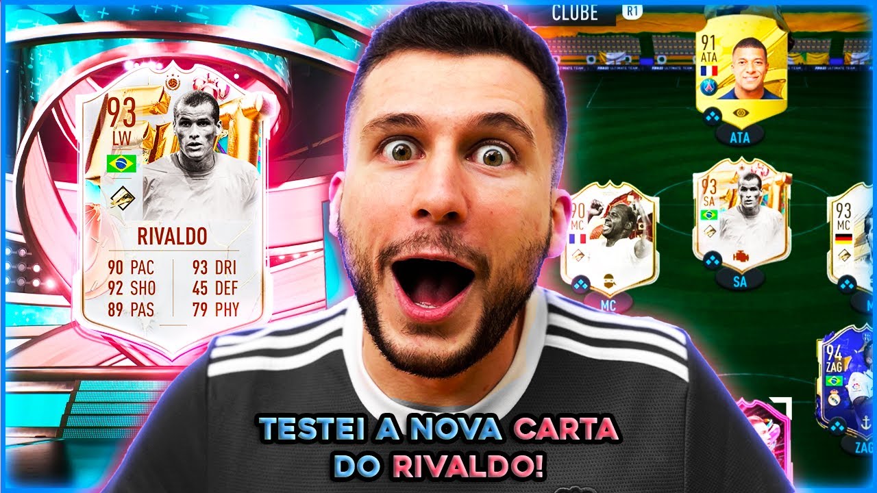 TESTEI A NOVA CARTA DO RIVALDO NA WEEKEND LEAGUE!!! VALE A PENA? FIFA 23 - ULTIMATE TEAM