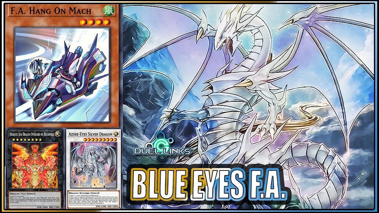F.A. HANG ON MACH - Blue-Eyes Combo! [SIGN of HARPIES] [YUGIOH DUEL LINKS]