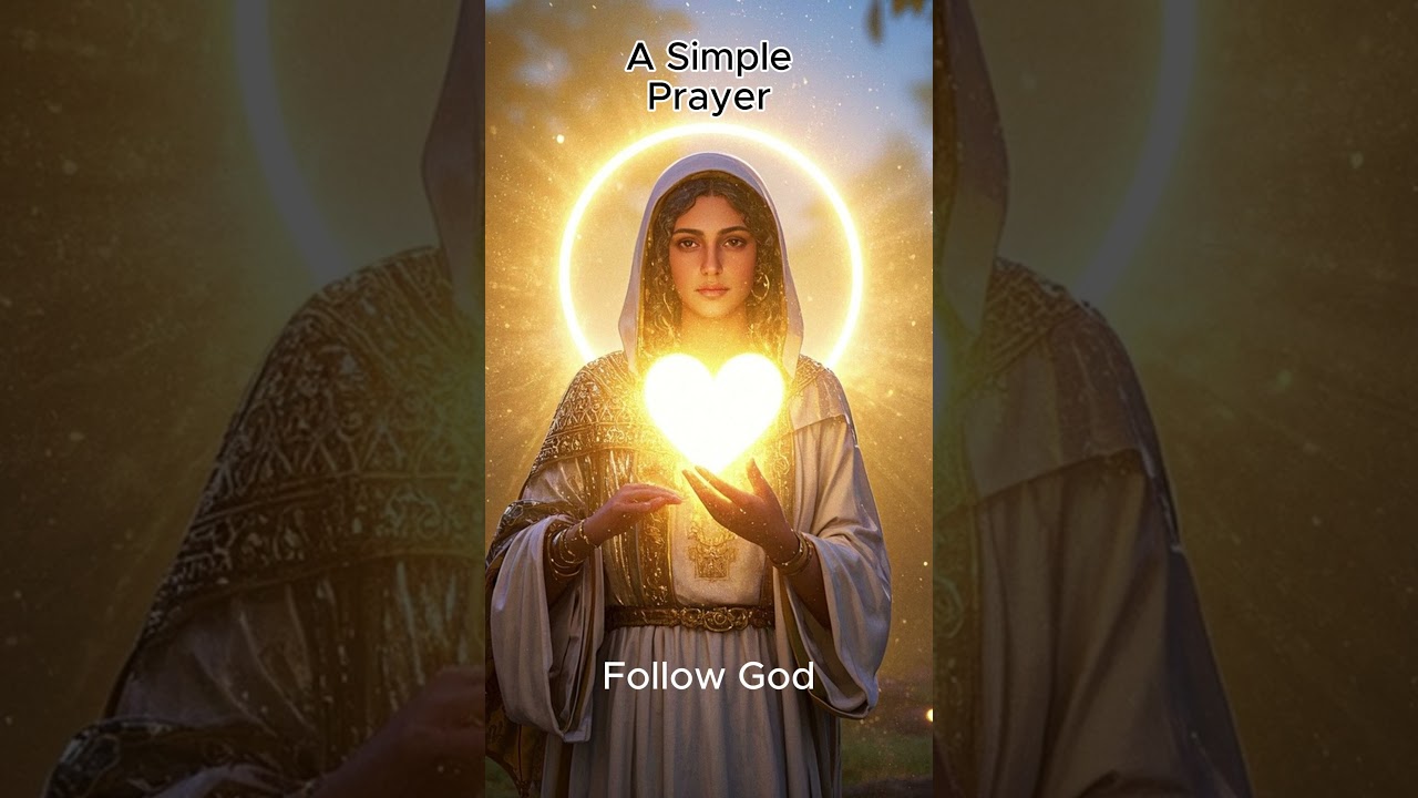 Simple Prayer for Peace | 10-Second Daily Calm | Humble Faith Shorts.  