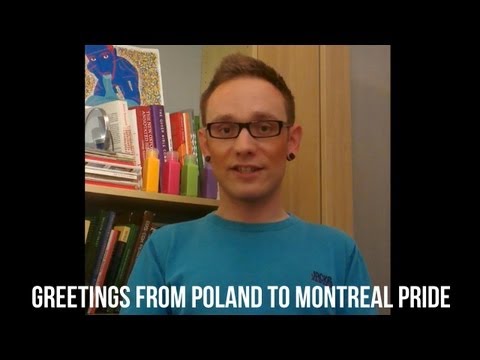 Greetings from Poland to Montreal Pride