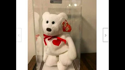 Valentino Ty Beanie Baby realistic actual values