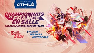 REPLAY (vendredi) : Championnats de France d'athlétisme en salle Elite et jeunes 2021