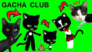 Gacha club pero son bebes jugando con gatitos Luna y Estrella / Mini movie en español