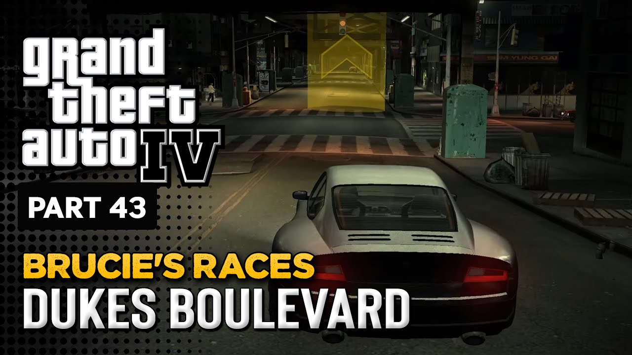 GTA 4 - Brucie's Races - Dukes Boulevard (4K)