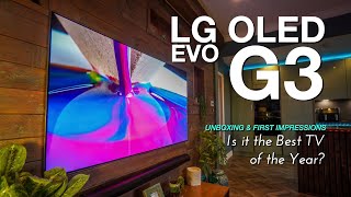 LG EVO G3 OLED Unboxing &amp; First Impressions | Is it the Best TV this year?