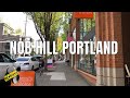 Nob Hill, Portland Oregon 2019 | NW 23rd & 21st Avenue | Binaural | Virtual Walking Tour | 4k