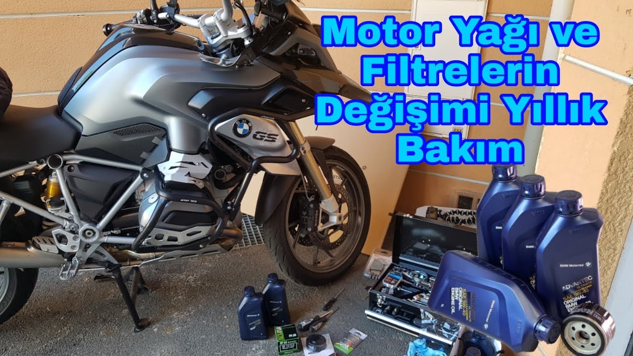 BMW R1200gs Yıllık Bakım Yağ,Yağ Filtresi ve Hava Filtresi Değişimi