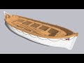 Modeling RMS Titanic Lifeboat in Sketchup - Photos Only